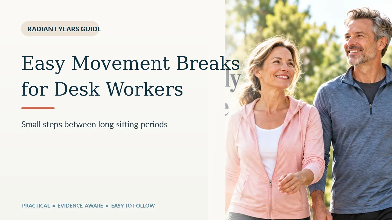 Easy Movement Breaks for Desk Workers