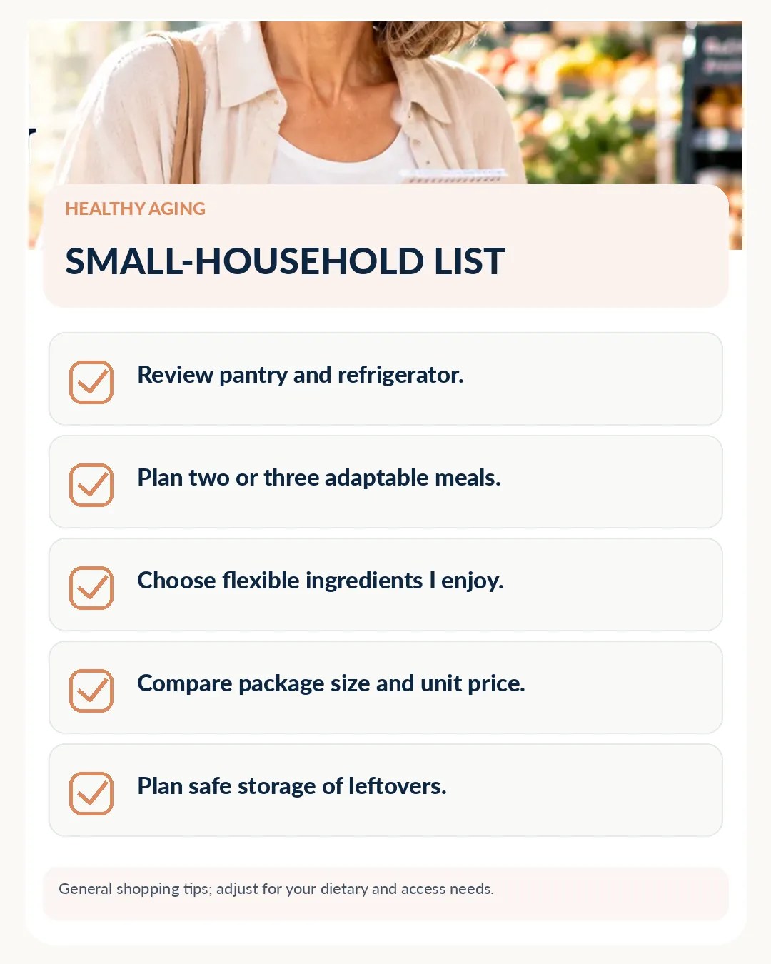 Printable-style visual checklist for Before-You-Shop Checklist