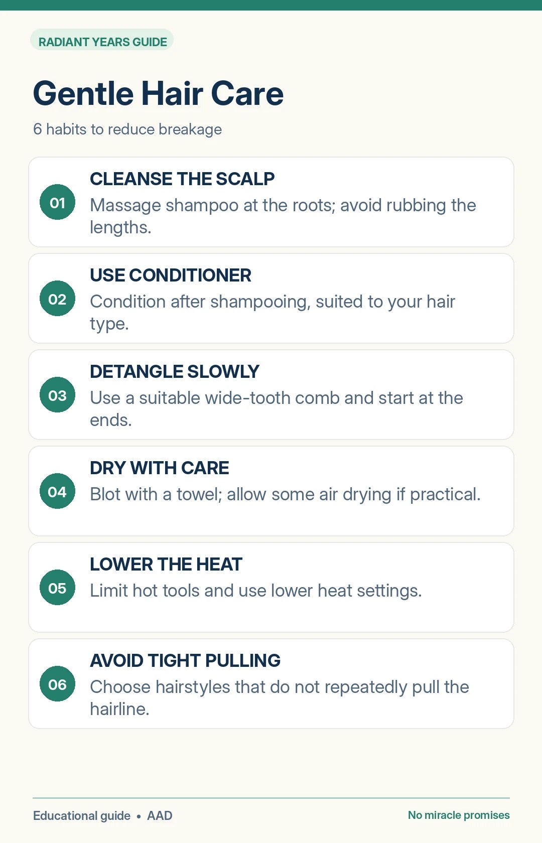 Six hair-care habits that may reduce avoidable breakage