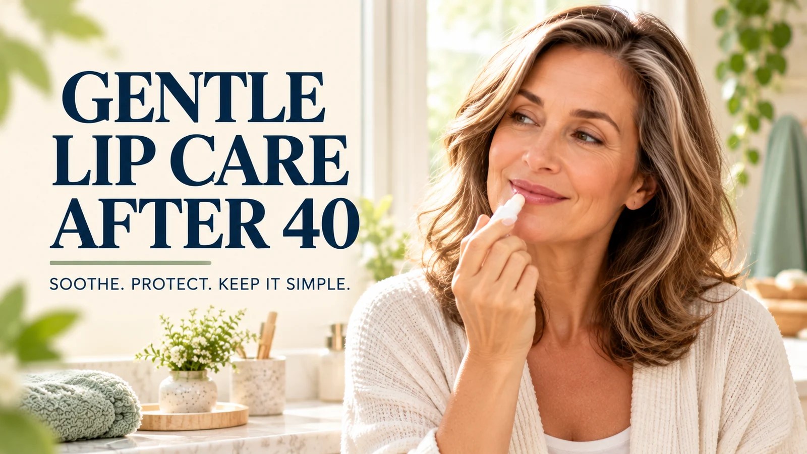 Gentle Lip Care After 40