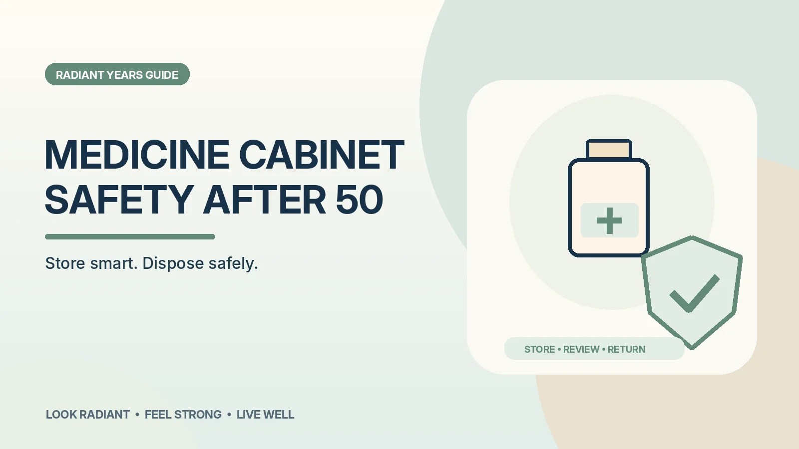 Medicine Cabinet Safety After 50