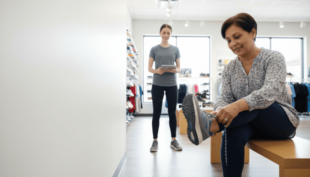How to Choose Safer Walking Shoes After 50: A Practical Fit and Grip&nbsp;Checklist